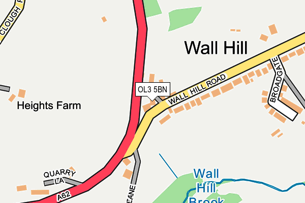 OL3 5BN map - OS OpenMap – Local (Ordnance Survey)