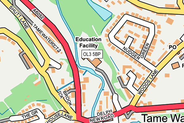 OL3 5BP map - OS OpenMap – Local (Ordnance Survey)