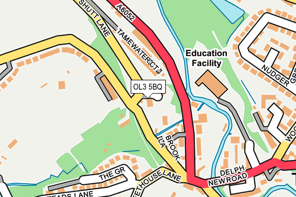 OL3 5BQ map - OS OpenMap – Local (Ordnance Survey)