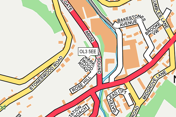 OL3 5EE map - OS OpenMap – Local (Ordnance Survey)