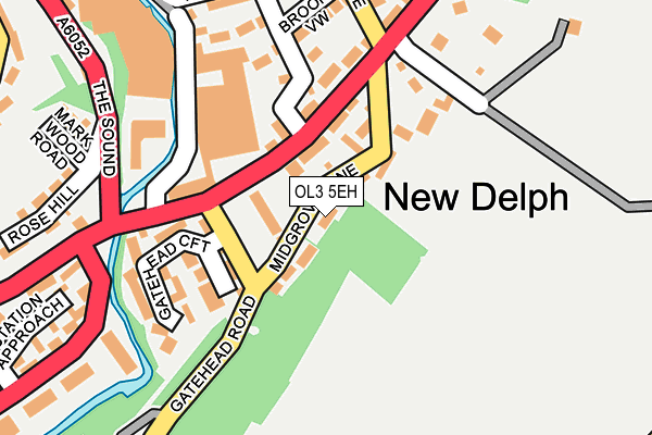 OL3 5EH map - OS OpenMap – Local (Ordnance Survey)