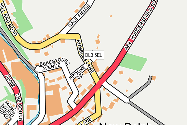 OL3 5EL map - OS OpenMap – Local (Ordnance Survey)