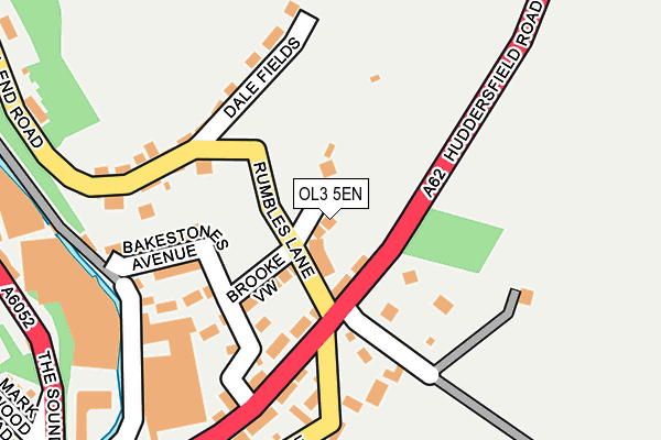 OL3 5EN map - OS OpenMap – Local (Ordnance Survey)