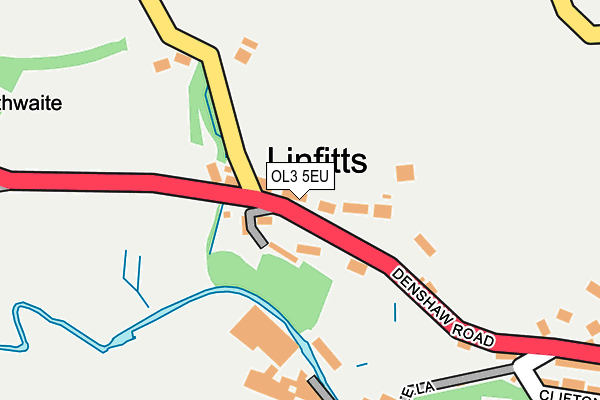 OL3 5EU map - OS OpenMap – Local (Ordnance Survey)