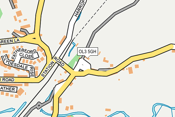 OL3 5GH map - OS OpenMap – Local (Ordnance Survey)