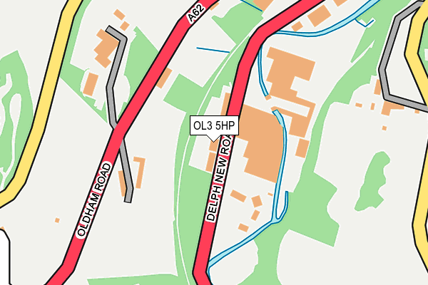 OL3 5HP map - OS OpenMap – Local (Ordnance Survey)