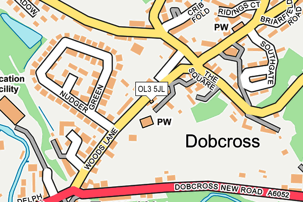 OL3 5JL map - OS OpenMap – Local (Ordnance Survey)