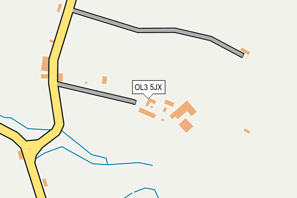 OL3 5JX map - OS OpenMap – Local (Ordnance Survey)