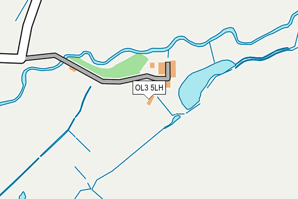 OL3 5LH map - OS OpenMap – Local (Ordnance Survey)