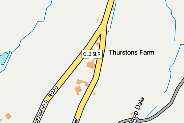 OL3 5LR map - OS OpenMap – Local (Ordnance Survey)