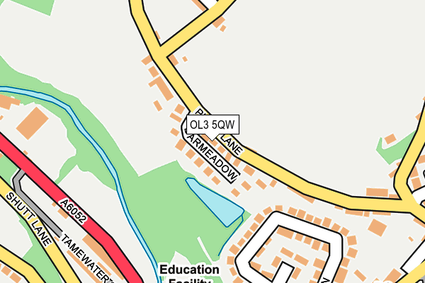 OL3 5QW map - OS OpenMap – Local (Ordnance Survey)