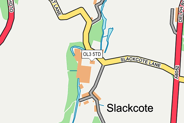 OL3 5TD map - OS OpenMap – Local (Ordnance Survey)