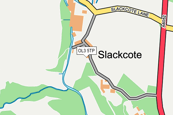 OL3 5TP map - OS OpenMap – Local (Ordnance Survey)