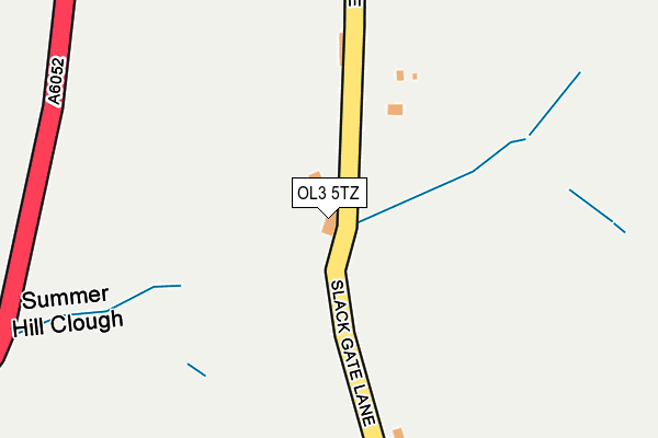 OL3 5TZ map - OS OpenMap – Local (Ordnance Survey)