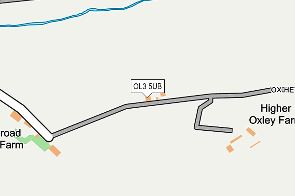 OL3 5UB map - OS OpenMap – Local (Ordnance Survey)