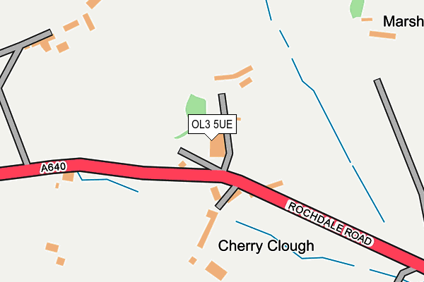 OL3 5UE map - OS OpenMap – Local (Ordnance Survey)