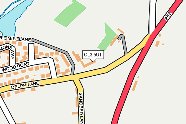 OL3 5UT map - OS OpenMap – Local (Ordnance Survey)