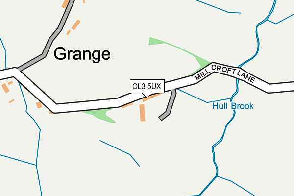 OL3 5UX map - OS OpenMap – Local (Ordnance Survey)