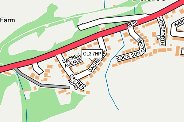 Map of PURGATIO CLEANING SERVICES LTD at local scale