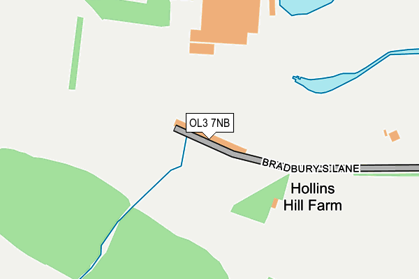 OL3 7NB map - OS OpenMap – Local (Ordnance Survey)