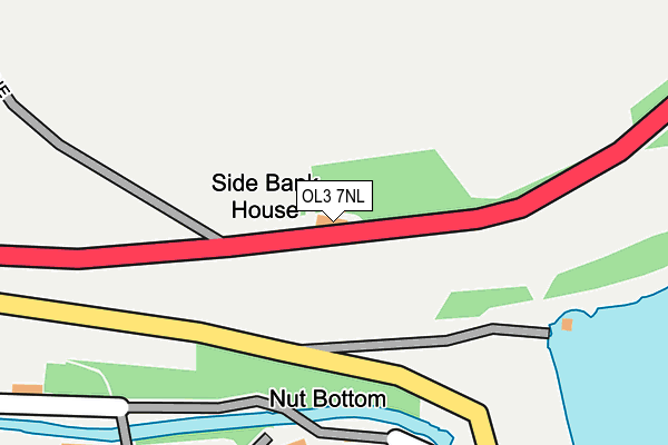 OL3 7NL map - OS OpenMap – Local (Ordnance Survey)