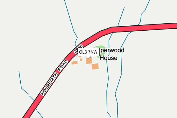 OL3 7NW map - OS OpenMap – Local (Ordnance Survey)