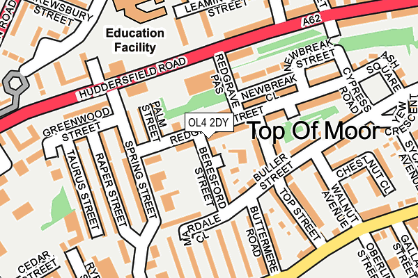 OL4 2DY map - OS OpenMap – Local (Ordnance Survey)