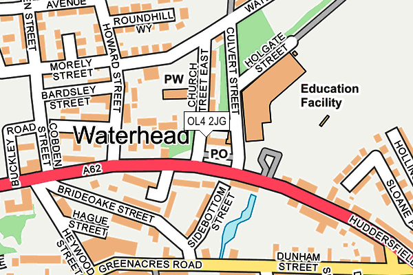 OL4 2JG map - OS OpenMap – Local (Ordnance Survey)