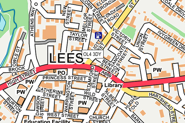 Map of LEES BACARO LTD at local scale