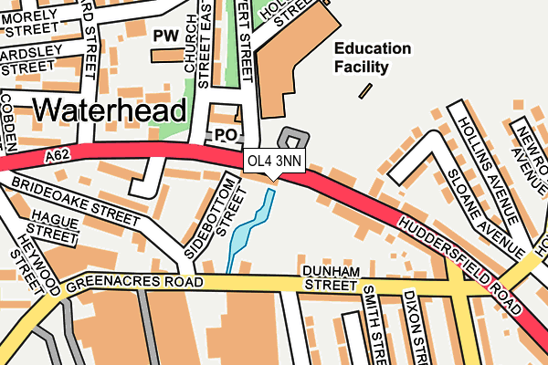 OL4 3NN map - OS OpenMap – Local (Ordnance Survey)