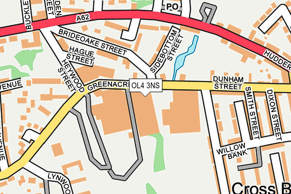 OL4 3NS map - OS OpenMap – Local (Ordnance Survey)