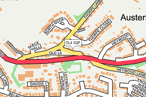 OL4 3QP map - OS OpenMap – Local (Ordnance Survey)