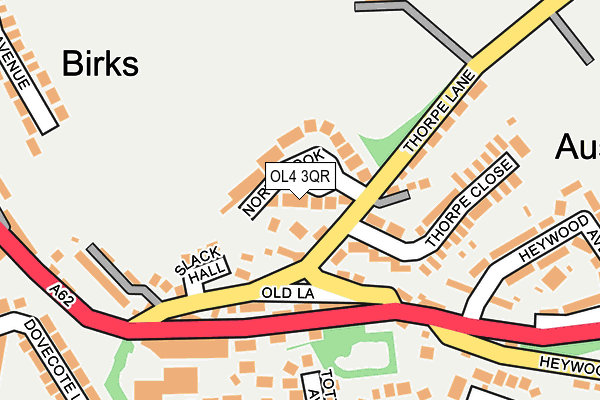 OL4 3QR map - OS OpenMap – Local (Ordnance Survey)