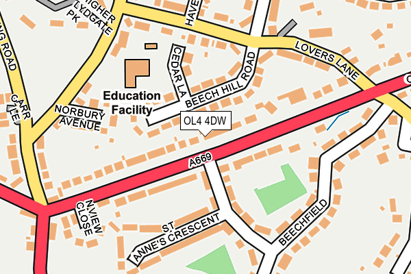 Map of MYGYNAE LIMITED at local scale