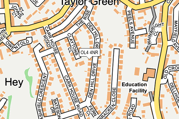 Map of RT ELECTRICAL (SPRINGHEAD) LTD at local scale
