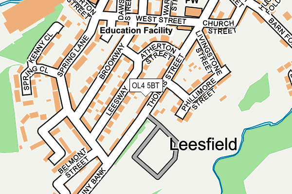 Map of BELLEAROMA LTD at local scale
