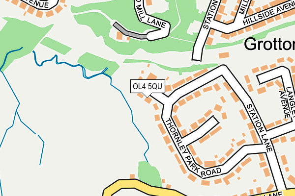 OL4 5QU map - OS OpenMap – Local (Ordnance Survey)