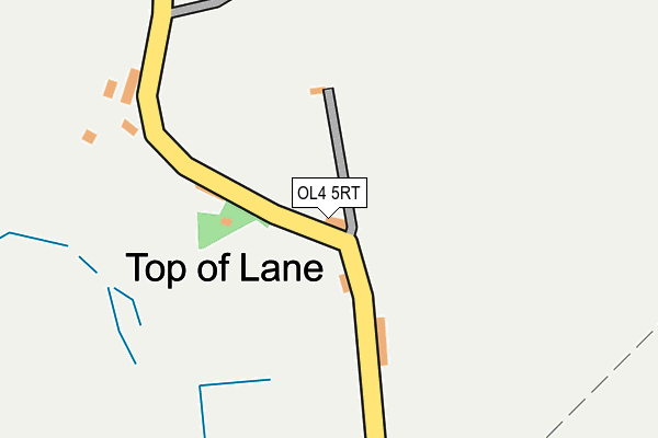 OL4 5RT map - OS OpenMap – Local (Ordnance Survey)
