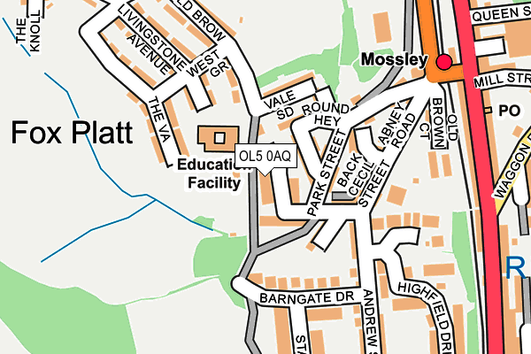 Map of TANGRAM INV LIMITED at local scale