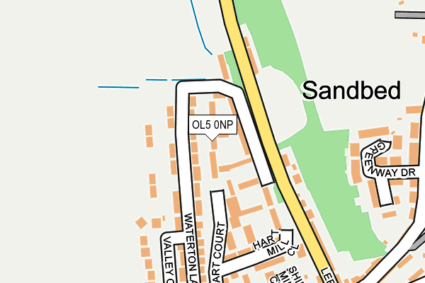 OL5 0NP map - OS OpenMap – Local (Ordnance Survey)