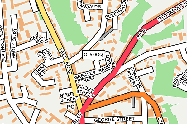 OL5 0QQ map - OS OpenMap – Local (Ordnance Survey)