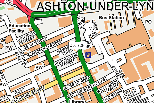 Map of ASHTON BUILDERS LTD at local scale
