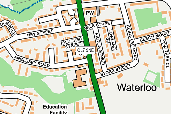 Map of FACTORY OUTLET (NW) LIMITED at local scale