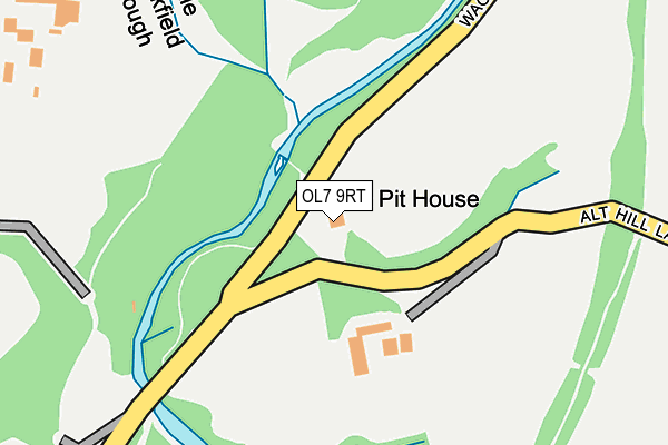 OL7 9RT map - OS OpenMap – Local (Ordnance Survey)