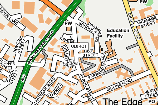 Map of ASAD CARE GROUP LTD at local scale
