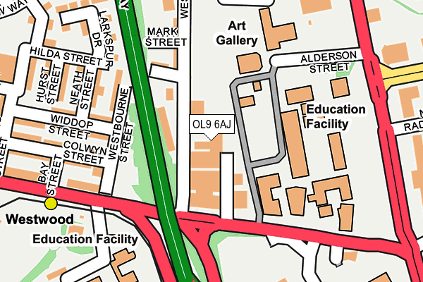 Map of AZURA SOFT FURNISHINGS (UK) LIMITED at local scale