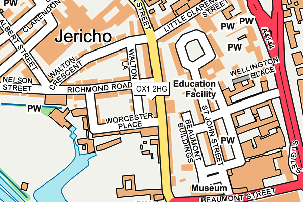 Map of OXFORD LIVES LTD at local scale