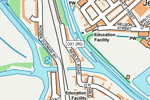 Map of EAST STREET STUDIO OXFORD LIMITED at local scale
