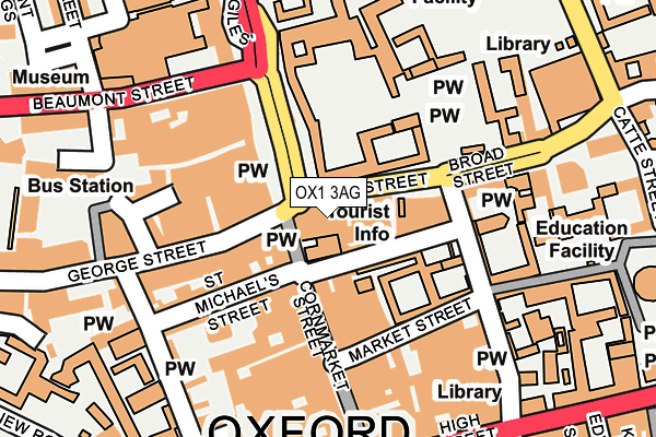OX1 3AG map - OS OpenMap – Local (Ordnance Survey)
