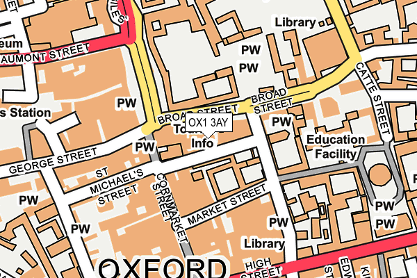 OX1 3AY map - OS OpenMap – Local (Ordnance Survey)